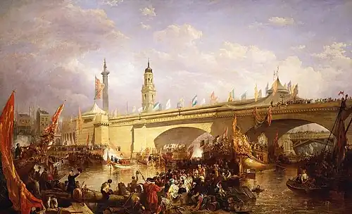 The Opening of New London Bridge (1832), Royal Collection