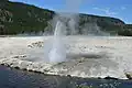 Cliff Geyser Erupting