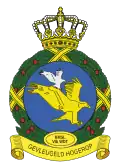 Coat of arms of the Royal Netherlands Air and Space Force Military School-Woensdrecht Air Base