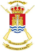 Coat of Arms of the former 10th Mechanized Infantry Brigade "Guzmán el Bueno" (BRIMZ-X)