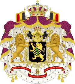 Coat of arms of the King of the Belgians