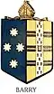 Coat of arms of Alfred Barry