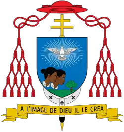 Dieudonné Nzapalainga's coat of arms