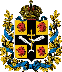 Coat of arms of the Tiflis Governorate (1878–1917)