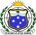 Coat of arms of Western Samoa from 1951 to 1962.
