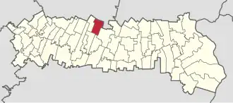 Location in Ialomița County