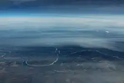 Aerial view of the area