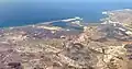 Aerial view of the bay