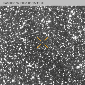 Discovery images from the Asteroid Terrestrial-impact Last Alert System