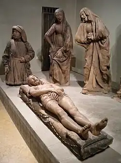 Niccolò dell'Arca, Lamentation (detail), 1463–1490, Santuario di Santa Maria della Vita, Bologna