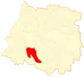Location of the Retiro commune in the Maule Region