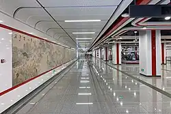 Concourse and murals of "Eight Ancient Views of Shiwan"