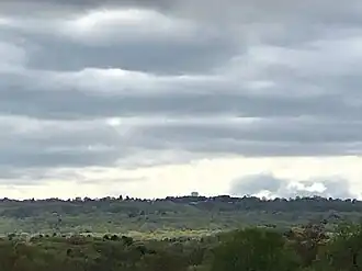 Mountains, seen from Bristol, near the Burlington border
