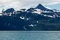 Blackthorn Peak from Geikie Inlet, with Contact Peak to left