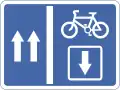 Contra Flow Cycle Lane
