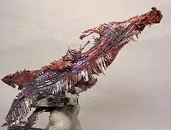 Dendritic native copper from the Itauz Mine, Kazakhstan (8 x 3 x 1.5 cm)