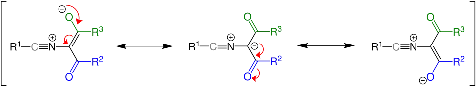 Cornforth rearrangement resonance contributors