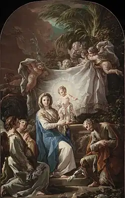 Corrado Giaquinto, Rest on the flight to Egypt, 1764–65