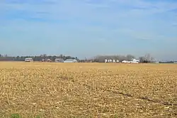 Fields north of Sharps Crossing