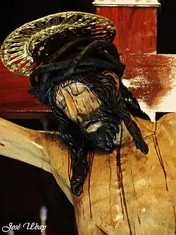 Sculpture of Christ after restoration.