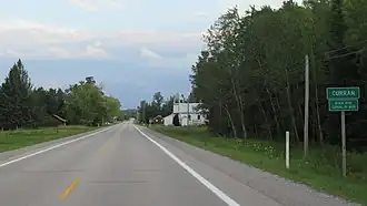 Looking south along M-65 / M-72