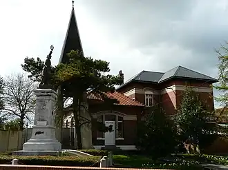 The town hall in Cuvillers