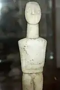Cycladic female figurine, Naxos, 2800-2300 BC