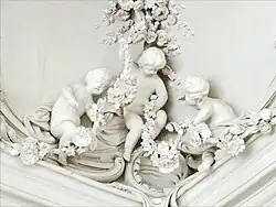 Stucco decoration by Johann Michael Graff in Rundāle Palace, Latvia