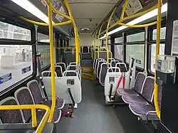 2016 New Flyer XD40 #1621 interior
