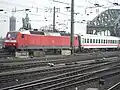 120 134 arrives at Köln Hbf