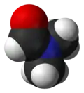 Spacefill model of deuterated DMF