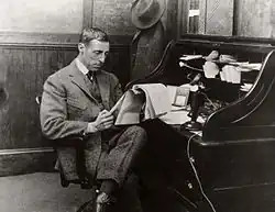 Image 26D. W. Griffith at a rolltop desk, c. 1925 (from 1920s)