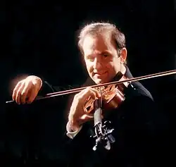 Dalshad Said playing violin