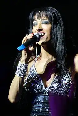 Dana International, winner of the 1998 contest for Israel.