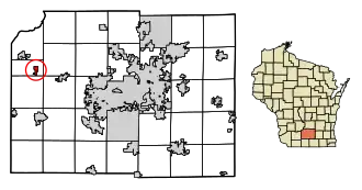Location of Black Earth in Dane County, Wisconsin.