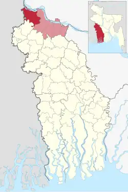 Location of Daulatpur