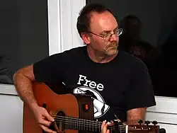 Rovics at a performance in Frankfurt, 2013