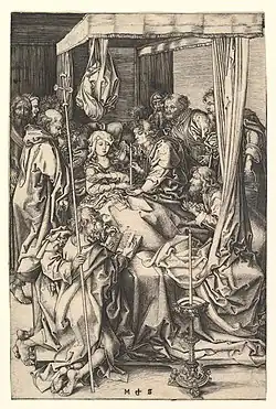 Engraving by Martin Schongauer, c. 1470