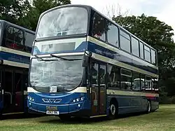 Wright Eclipse Gemini 2 bodied Volvo B9TL in September 2012