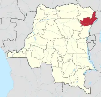 Location of Ituri