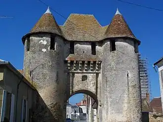 The medieval Porte de Champagne gate