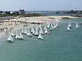Sailing school in Trégastel.