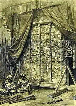 The Gates from the tomb of Mahmud of Ghazni, taken to the Somnath temple