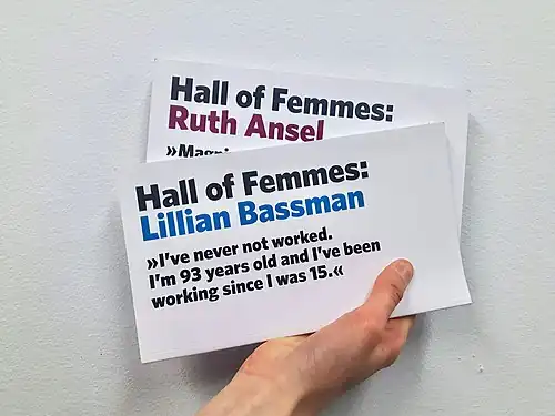 Two books from the Hall of Femmes collection