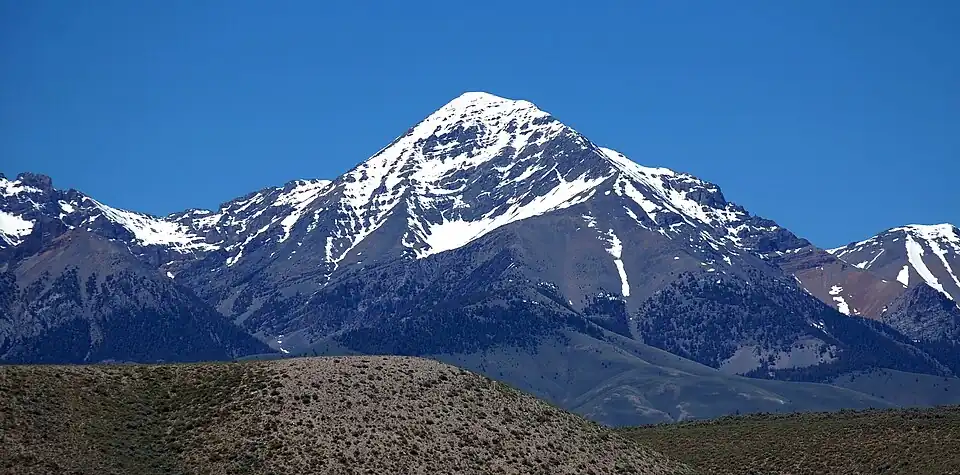 171. Diamond Peak is the highest summit of Idaho's Lemhi Range.