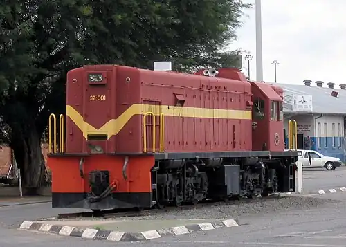 No. 32-002 renumbered to 32-001 and plinthed in Windhoek, 20 February 2006[3]