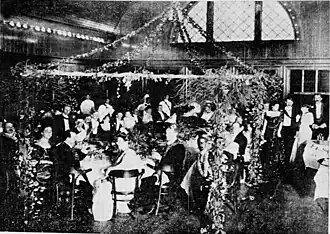 Banquet at the hotel, 1905