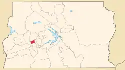 Location in the Federal District