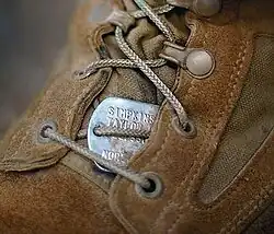 Navy military ID tag, modern, designation: no religious preference