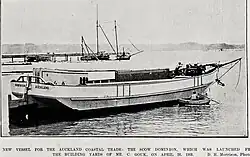 Dominion launch by C Gouk in 1908